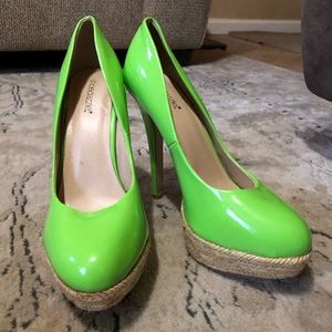 Neon heels